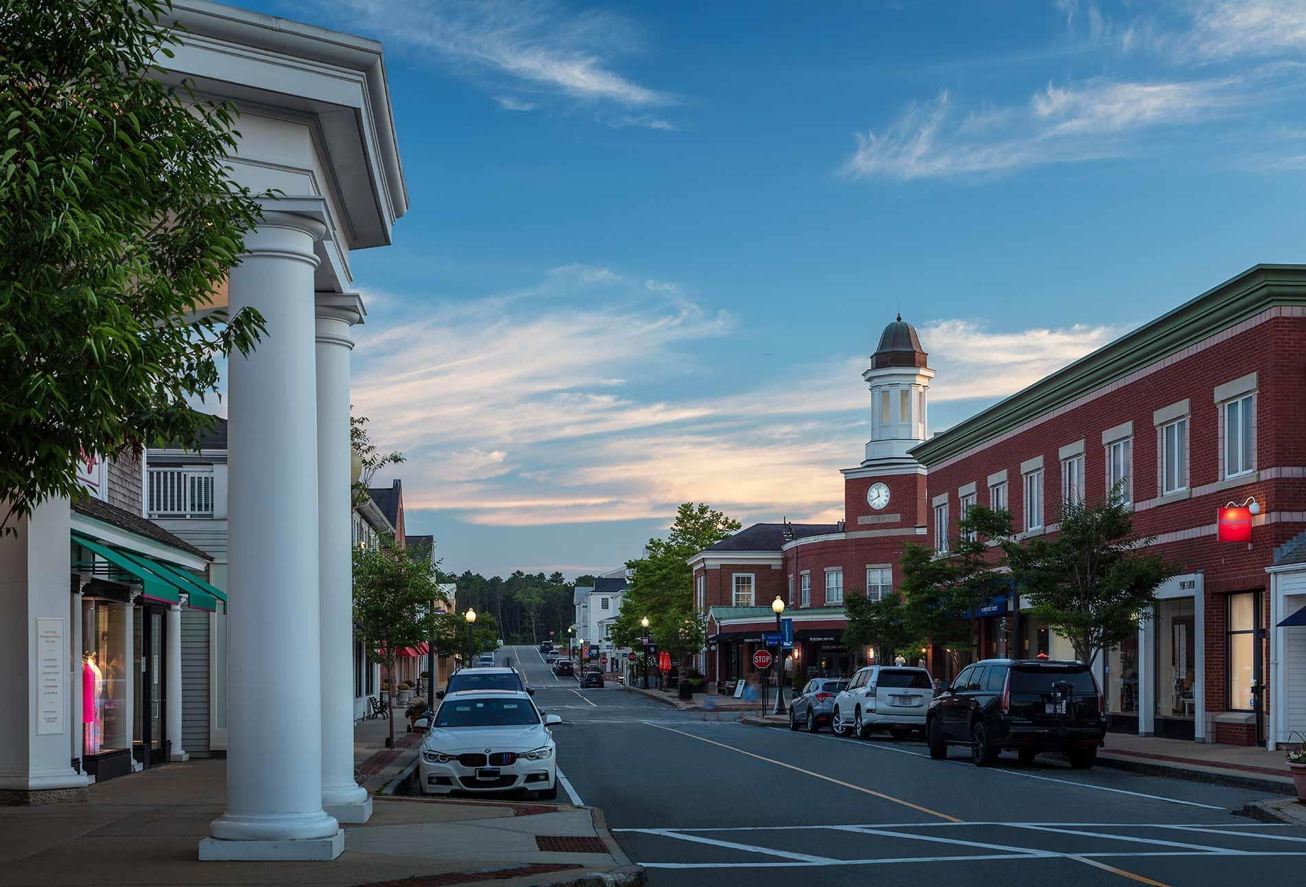 Bridgewater, Massachusetts Downtown Street